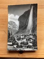 Lauterbrunnen mit Staubbach - AK alt