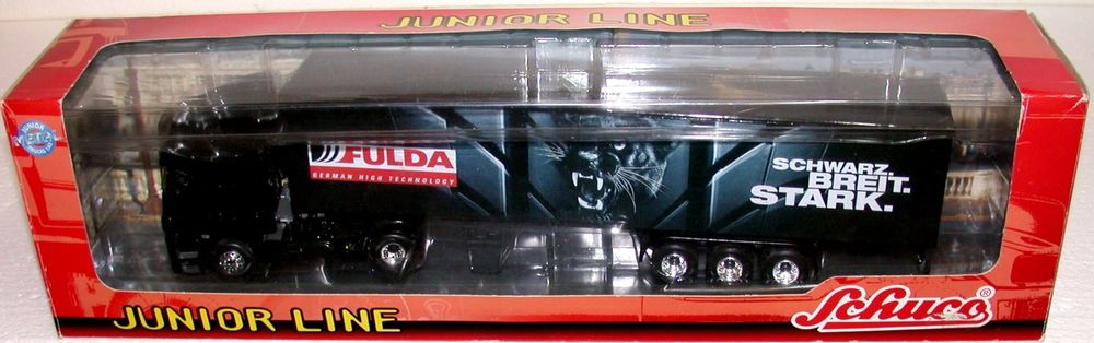 Dv7991 Schuco 1/43 Mercedes Benz Axor Koffersattelzug German Fulda