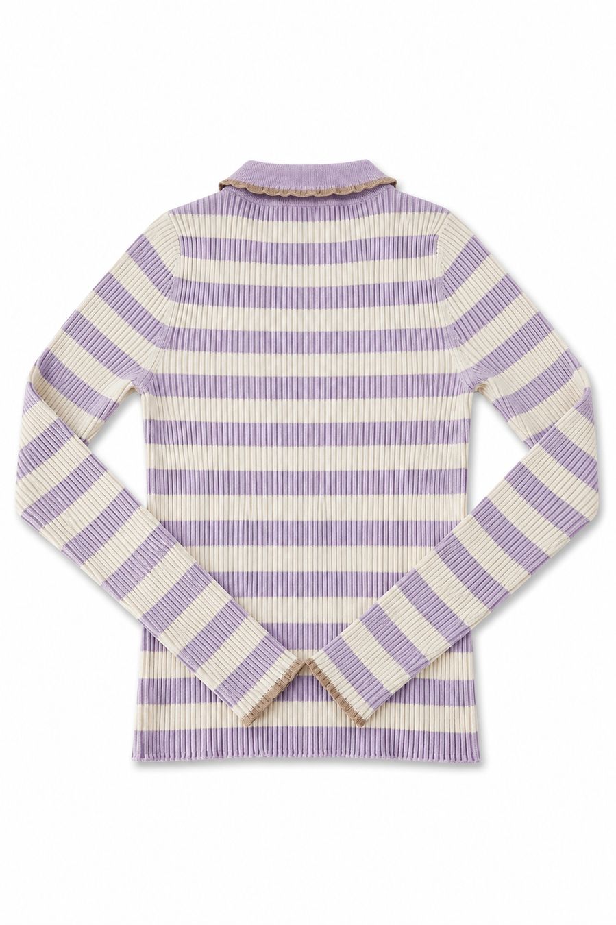 Maglioni & Felpe: MNG Strickpullover, Lila/Weiss Gestreift, Grösse S – Usato da Wyssachen venduto da yvo_xv28 1