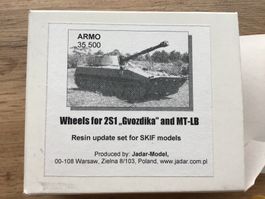 Armo 35500 Räder 2S1 Gvozdika MT-lb Panzer 1:35