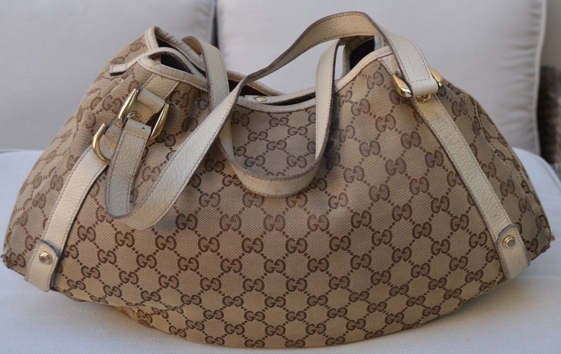 Gucci Borse da donna: Gucci GG Canvas Abbey Tasche / sac – Usato da Collonges venduto da arashee