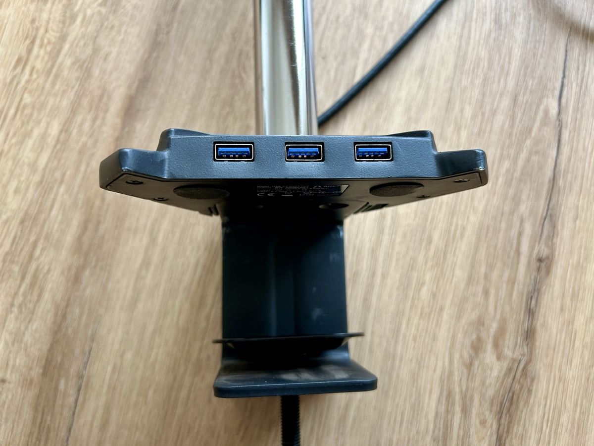 Staffa per monitor: Monitor Halterung Dual, USB – Usato da Meiringen venduto da cor_lz6y 2