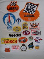 Diverse Aufkleber Autozubehör aus den 70er und 80er Jahre