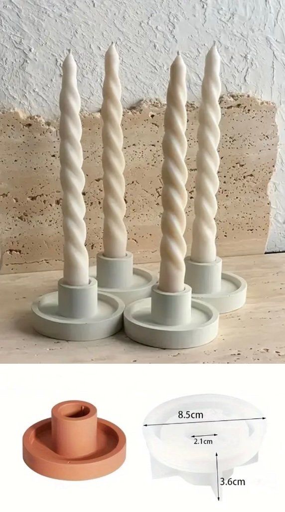 Teglie da forno: Giessform Silikonform Kerzenhalter – Nuovo e nell'imballaggio originale da Kaltbrunn venduto da schere-stein-papier