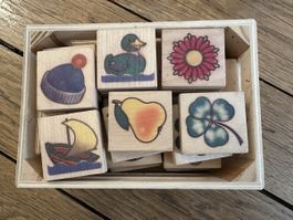 Wooden Memory Game. 20 pairs. 