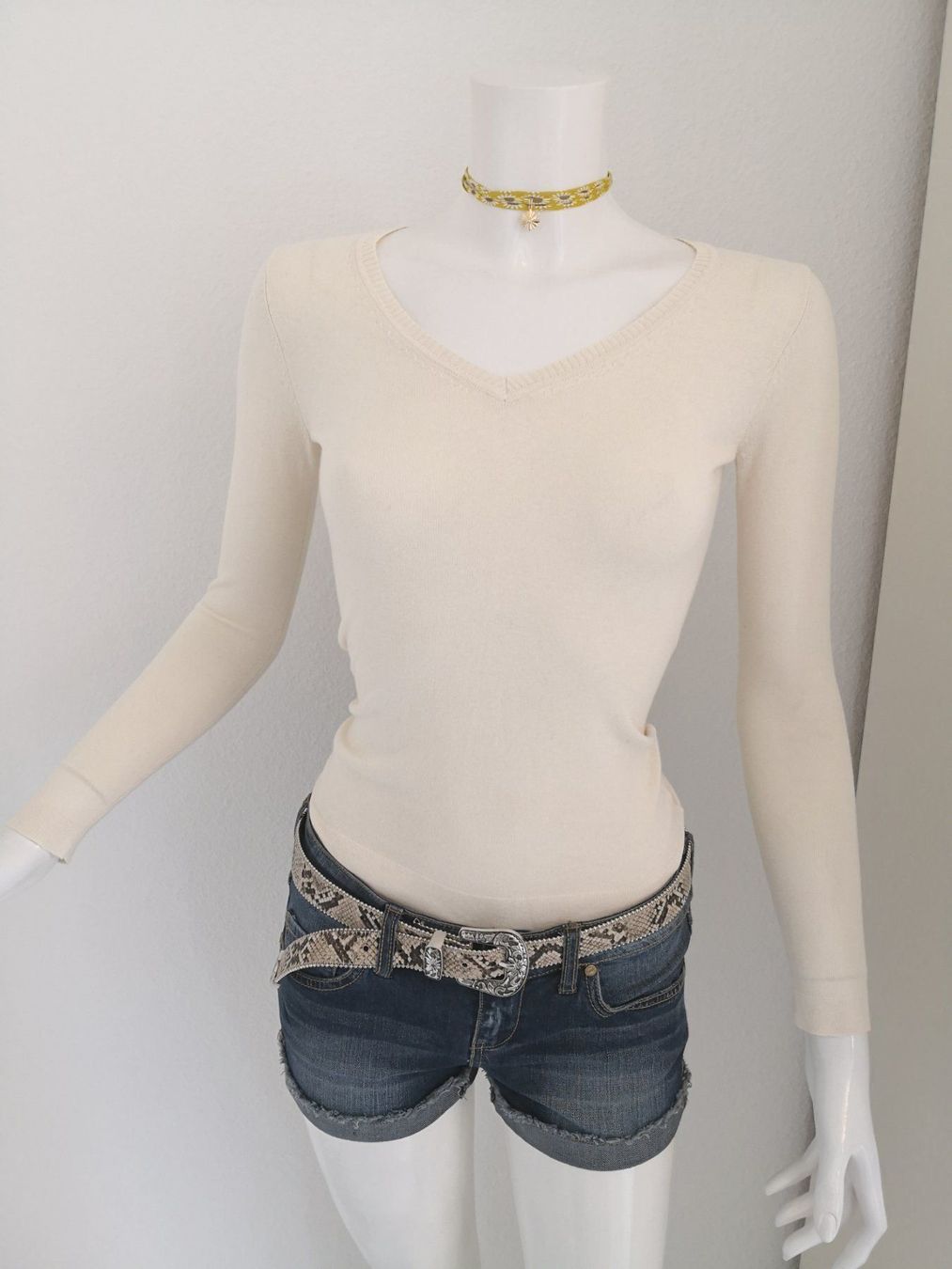 Mango Maglioni & Felpe: 🤩MANGO STRICK PULLOVER ECRU V-SCHNITT NEU & D&G P. – Nuovo (secondo la descrizione) da Olten venduto da Naja-Twins-Twins 1