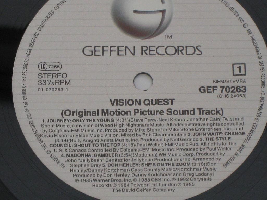 Dischi in vinile: LP - VISION QUEST – Usato da Steckborn venduto da Quo7 1