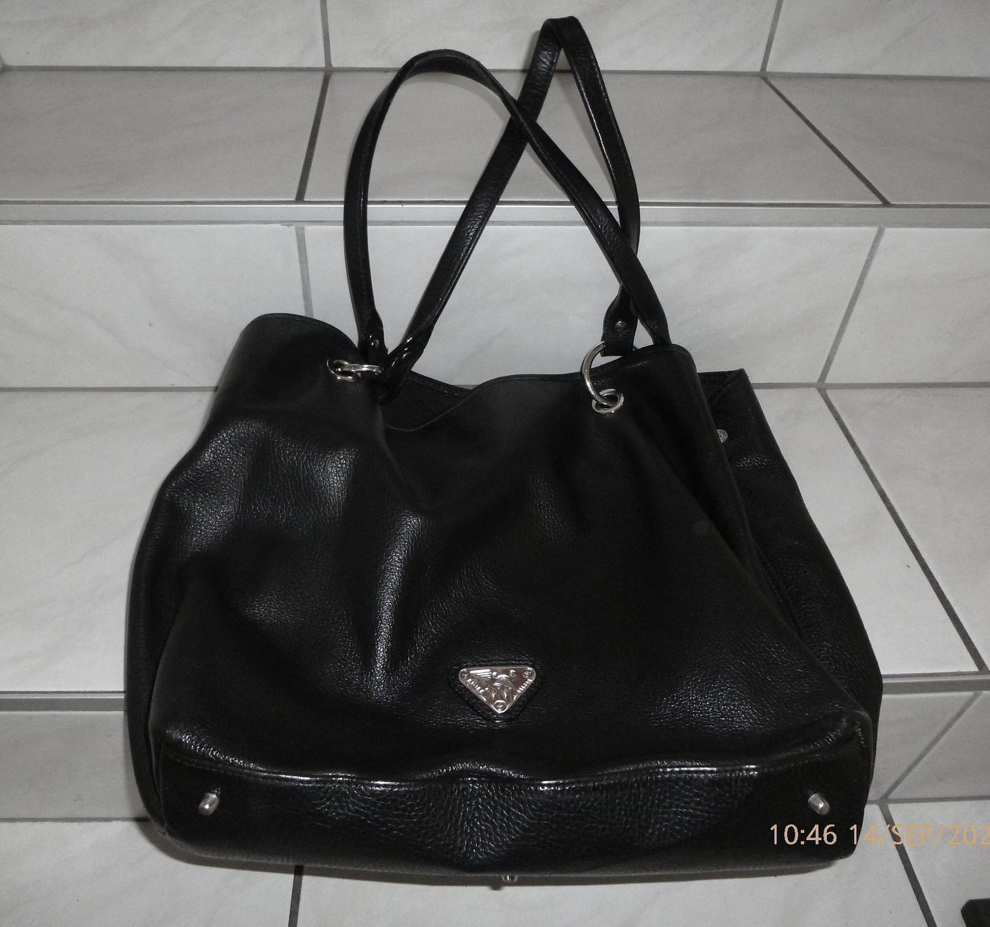 Maison Mollerus Borse da donna: MAISON MOLLERUS LEDERTASCHE SCHWARZ – Usato da Läufelfingen venduto da Kamari 4