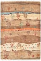 Handgeknüpfter afghanischer Khurjeen Orientteppich 243x174cm