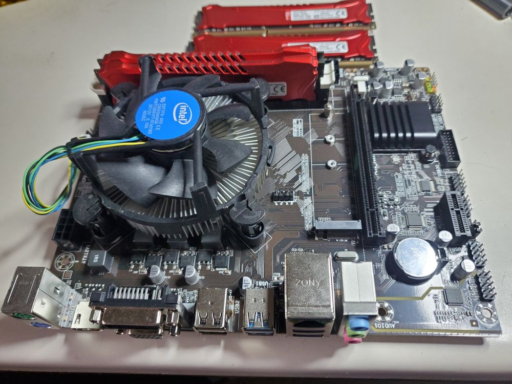 Motherboard mit CPU inkl. 4 x Ramm (Gebraucht) in Gächliwil für CHF 40 ...