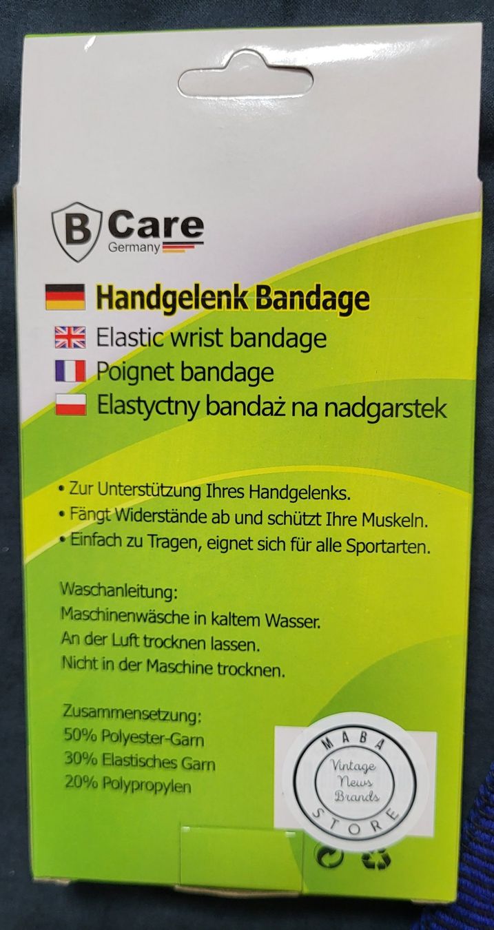 Attrezzature mediche: 2 x Handgelenk Bandage, elastisch, Grösse Unisex – Nuovo e nell'imballaggio originale da Figino venduto da mayam63 2