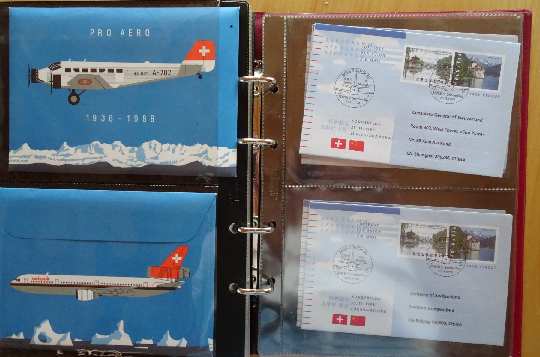 Tutti i francobolli: Flugpost- Couverts – Usato da Feldbrunnen venduto da MarcusSO 6
