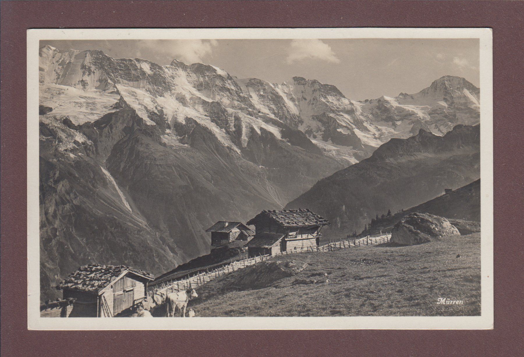 Cartoline postali: MÜRREN - 1935 – Usato da Pully venduto da nicecards