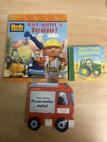 3 Kinderbücher Bob der Baumeister, Feuerwehr