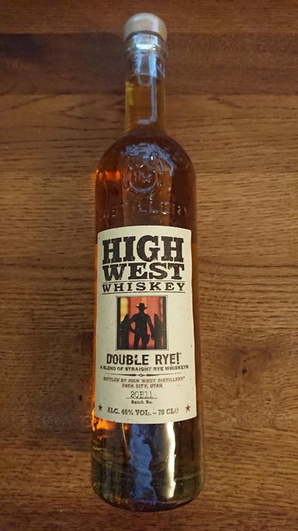 High West Double Rye Whiskey 70 cl, 46 % (Neu und originalverpackt) in ...