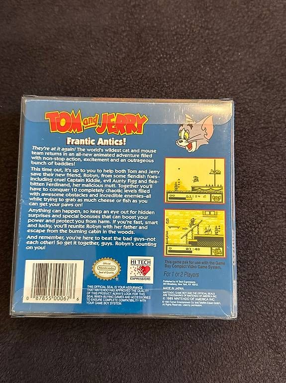 Spiele: Nintendo Game Boy / Tom und Jerry / CIB OVP – Gebraucht aus Dulliken von Howdah 1