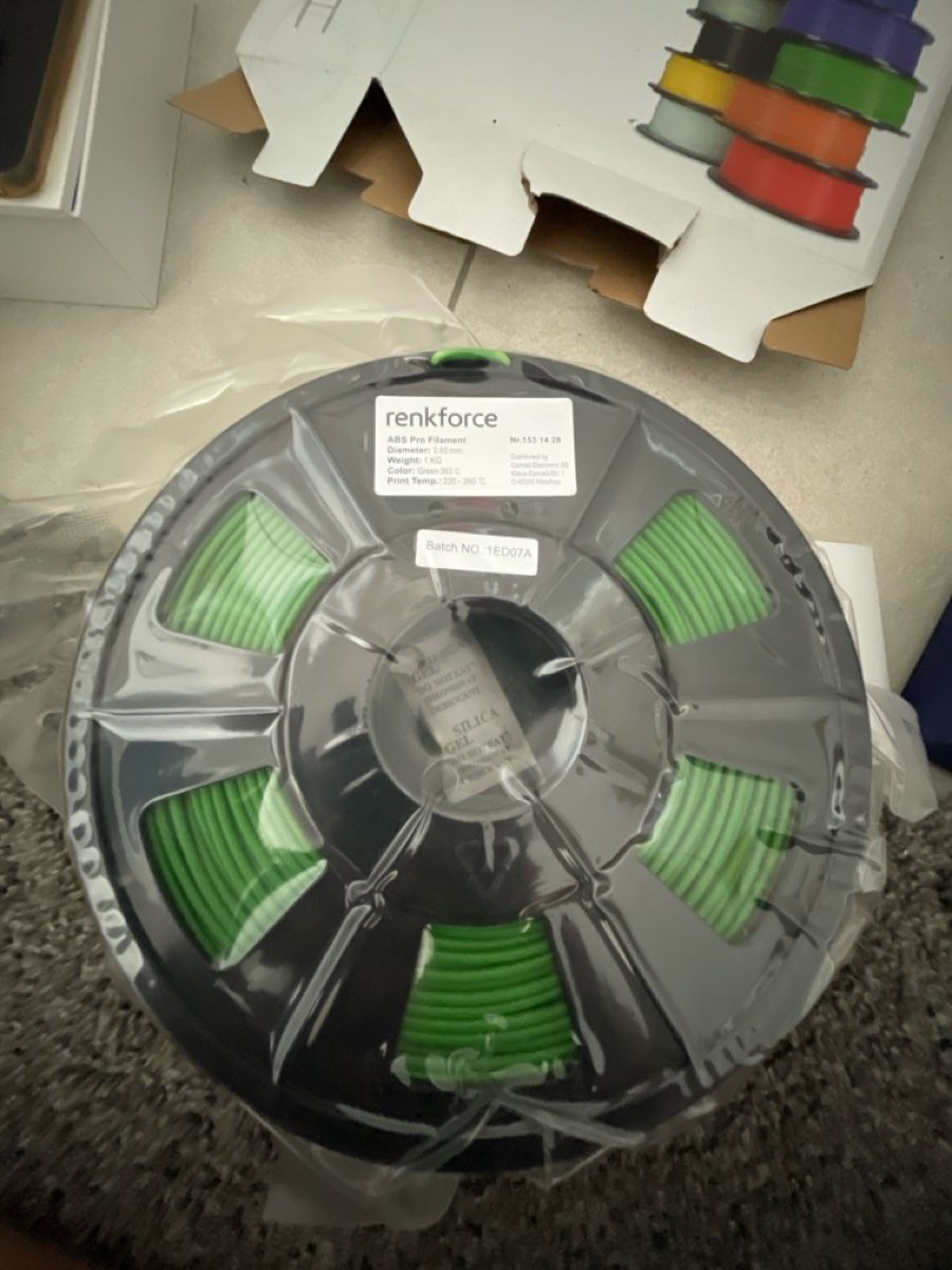 Renkforce 3D Drucker: Abs Pro Filament Green 363C – Neu und originalverpackt aus Wallisellen von lau_ny5z