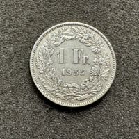 1 Franken Silber 1955 selten 4