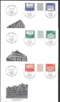 3 FDC Teil-Serie S69/S71/S72 ET Bern 18.6.1970 schön illust