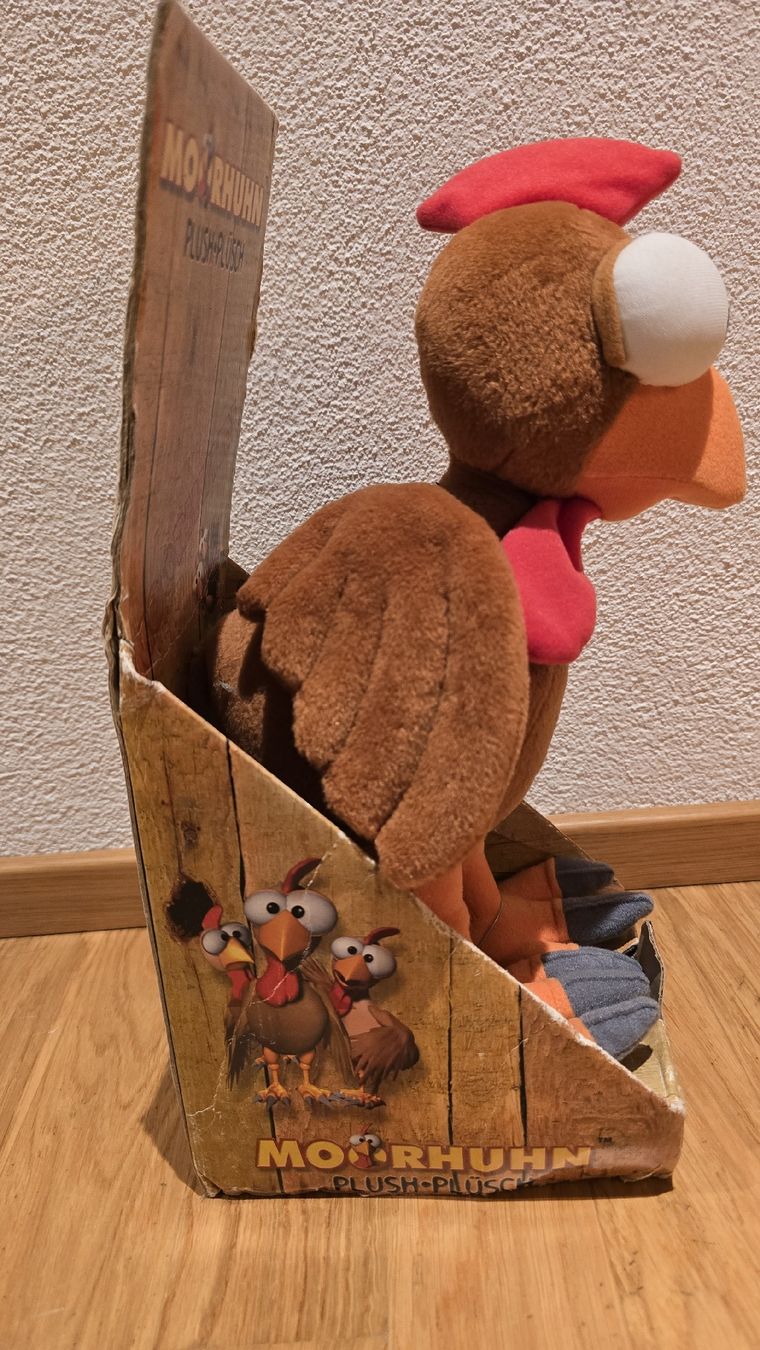 Giocattoli: Original Moorhuhn Plüschtier mit Box, – Nuovo (secondo la descrizione) da Zuzgen venduto da Jan098 2