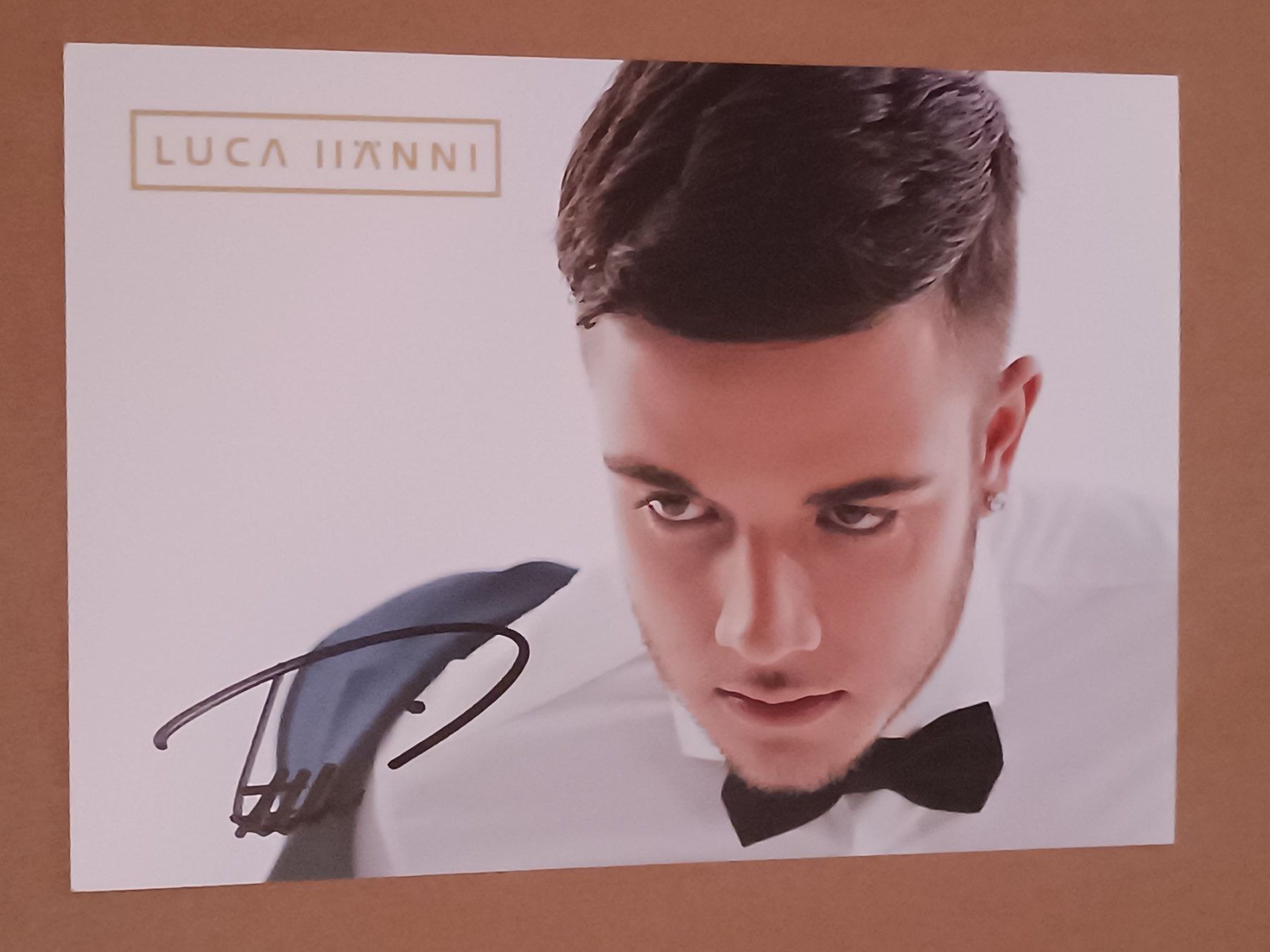 Autographes: Luca Hänni - original Autogramm – D'occasion à Menziken par Autogramme