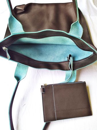 Sac en cuir de la marque de luxe Pinetti