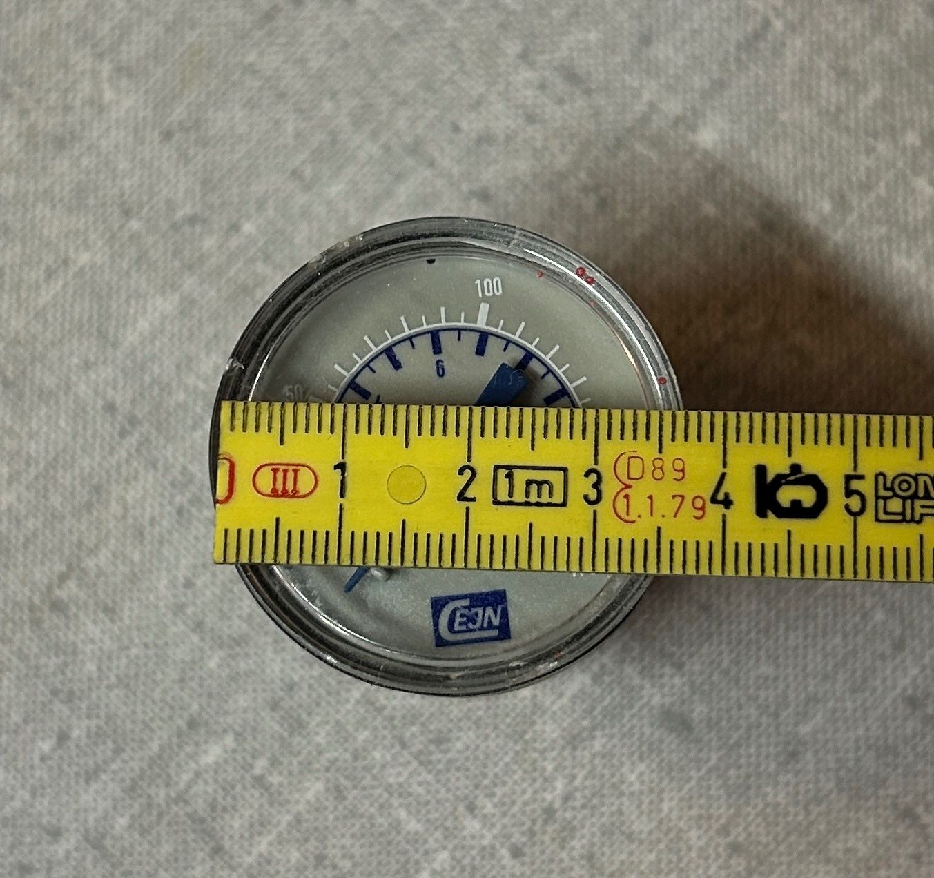 Misurare: CEJN Manometer 0-12bar ø38mm – Usato da Schaffhausen venduto da ROCAMECANICA 3