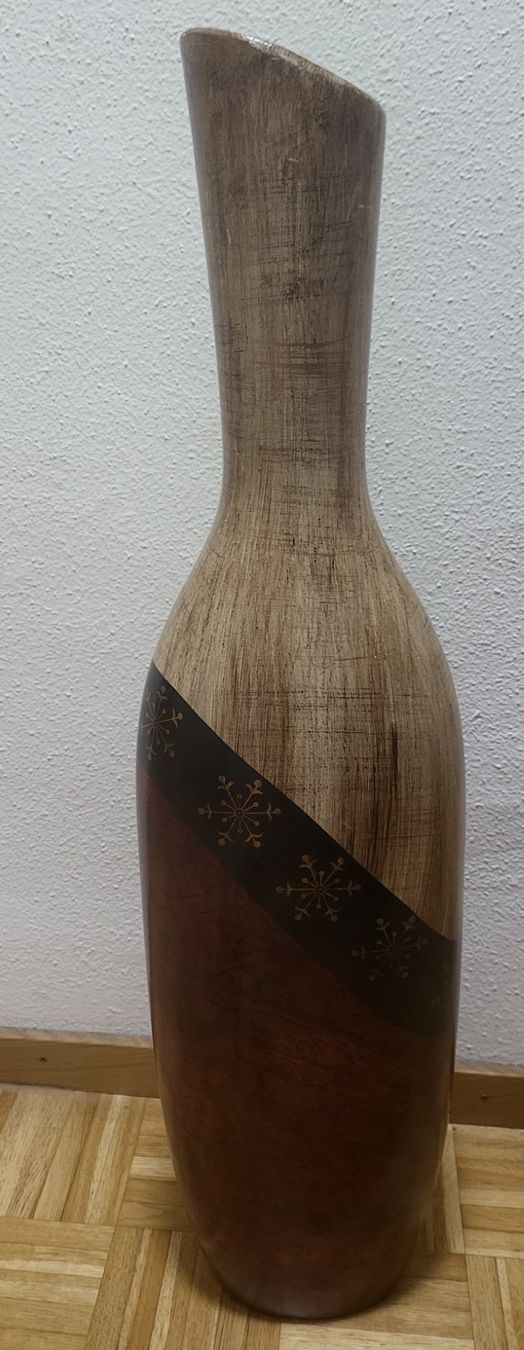 Vasi & Recipienti: Grosse Bodenvase, braun mit Muster – Usato da Basel venduto da sci_67ms 1