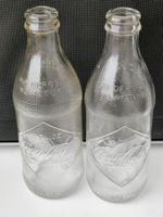 2 spezielle alte Coca-Cola Flaschen - aus den 60-igern
