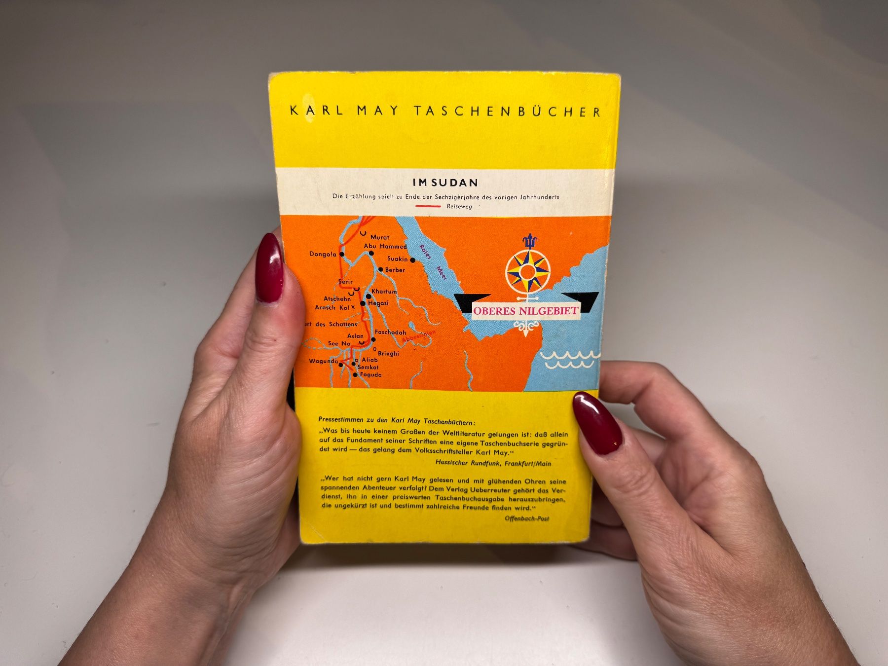 Libri: ROMAN: Karl May, Im Sudan – Usato da Grosswangen venduto da Kleine.Knoepfe 9