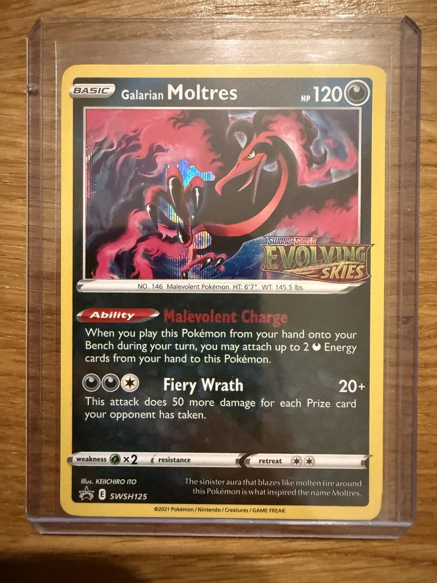 Pokémon Carte collezionabili: Galarian Moltres SWSH125 – Usato da Amriswil venduto da sim_nlb6
