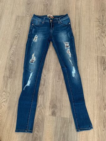 Toxik3 Jeans Hose Nieten Rosegold Gr. S