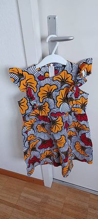 Magnifique robe en wax 8 ans