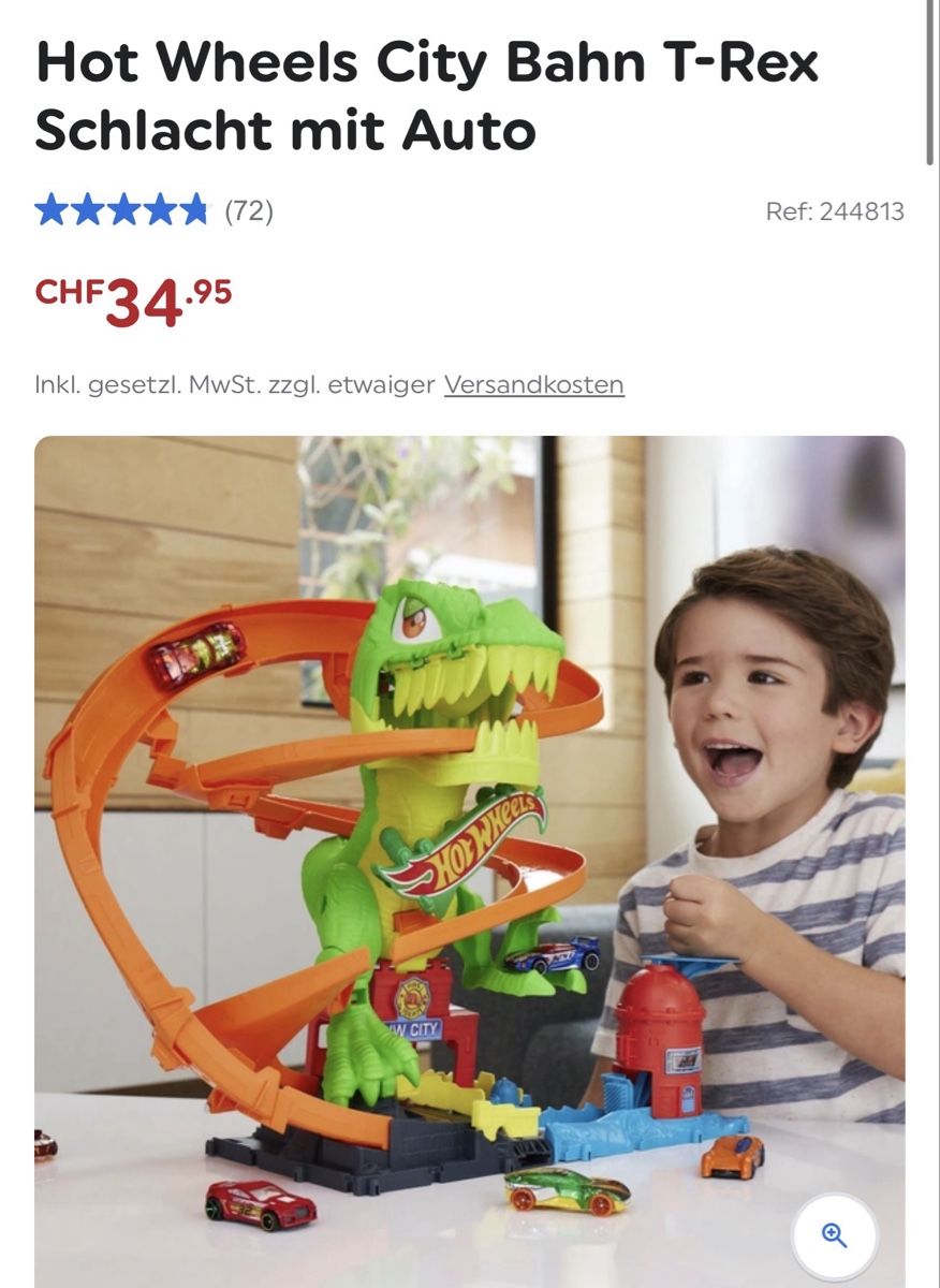 Hot Wheels Spielzeuge: Hot Wheels Dino Coaster Spielset – Gebraucht aus Oensingen von Widder2010r 3