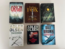 6 x spannende Triller / 6 Bücher zusammen