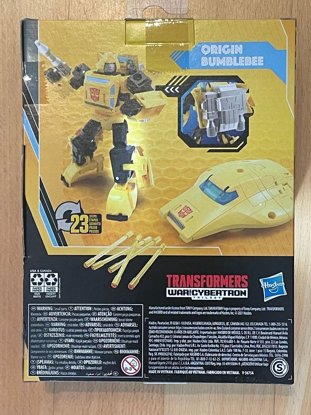 Hasbro Giocattoli: Transformers Buzzworthy Bumblebee Origin Bumblebee NEUF! – Nuovo e nell'imballaggio originale da Corminboeuf venduto da Xorlevrai 1