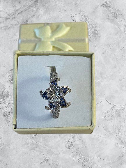 Anelli: Bague Argent 925 SaphirTaille 56 – Nuovo (secondo la descrizione) da Genève venduto da TradeCH