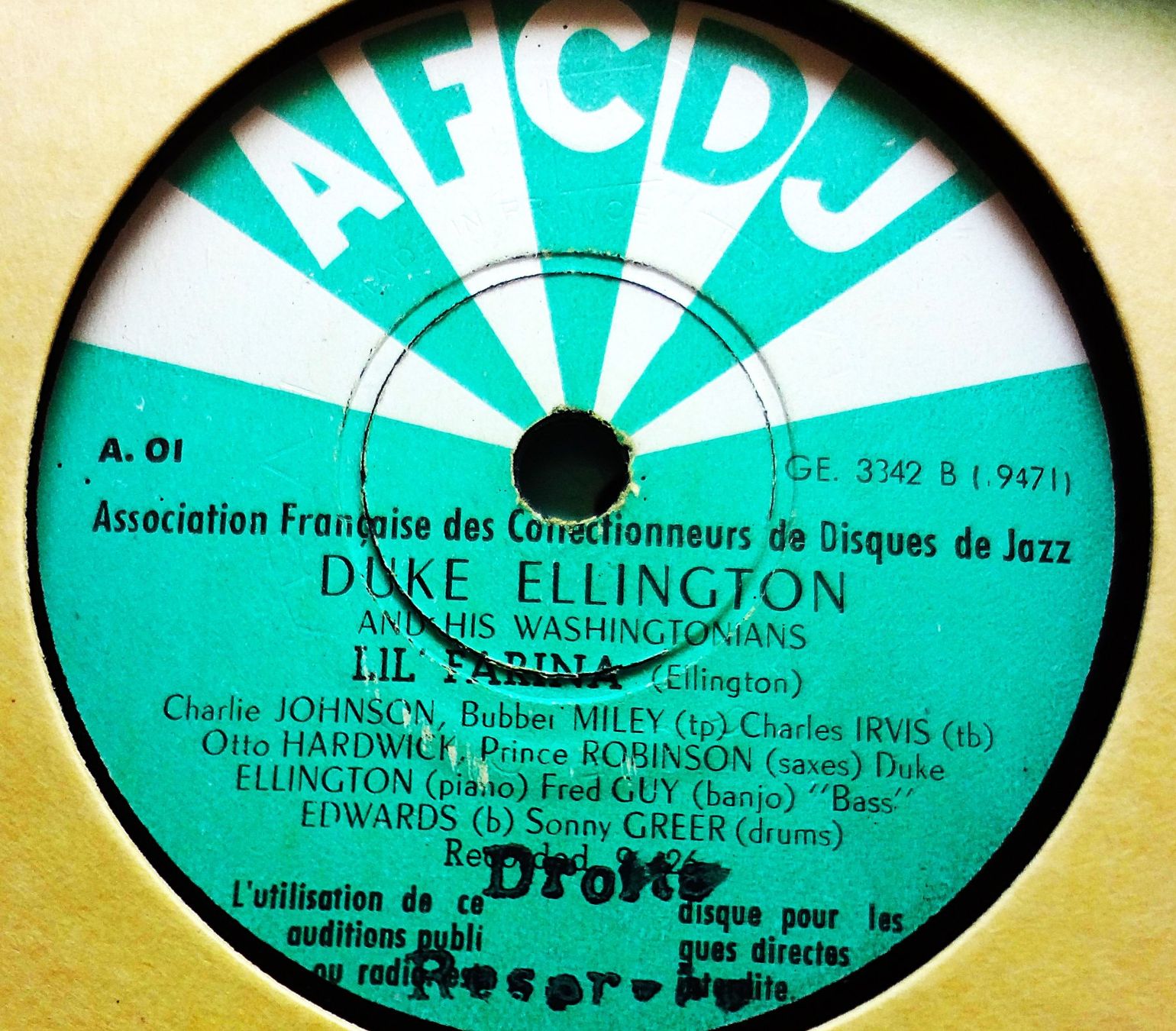 Dischi in vinile: Duke Ellington, Album mit 12 Jazz Schellackplatten – Usato da Hemishofen venduto da Phonomandy 8