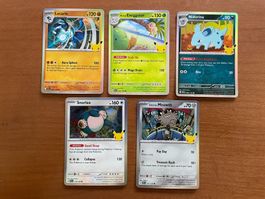 Pokemon Karten Set Holo 30 Jahre (Versand gratis)