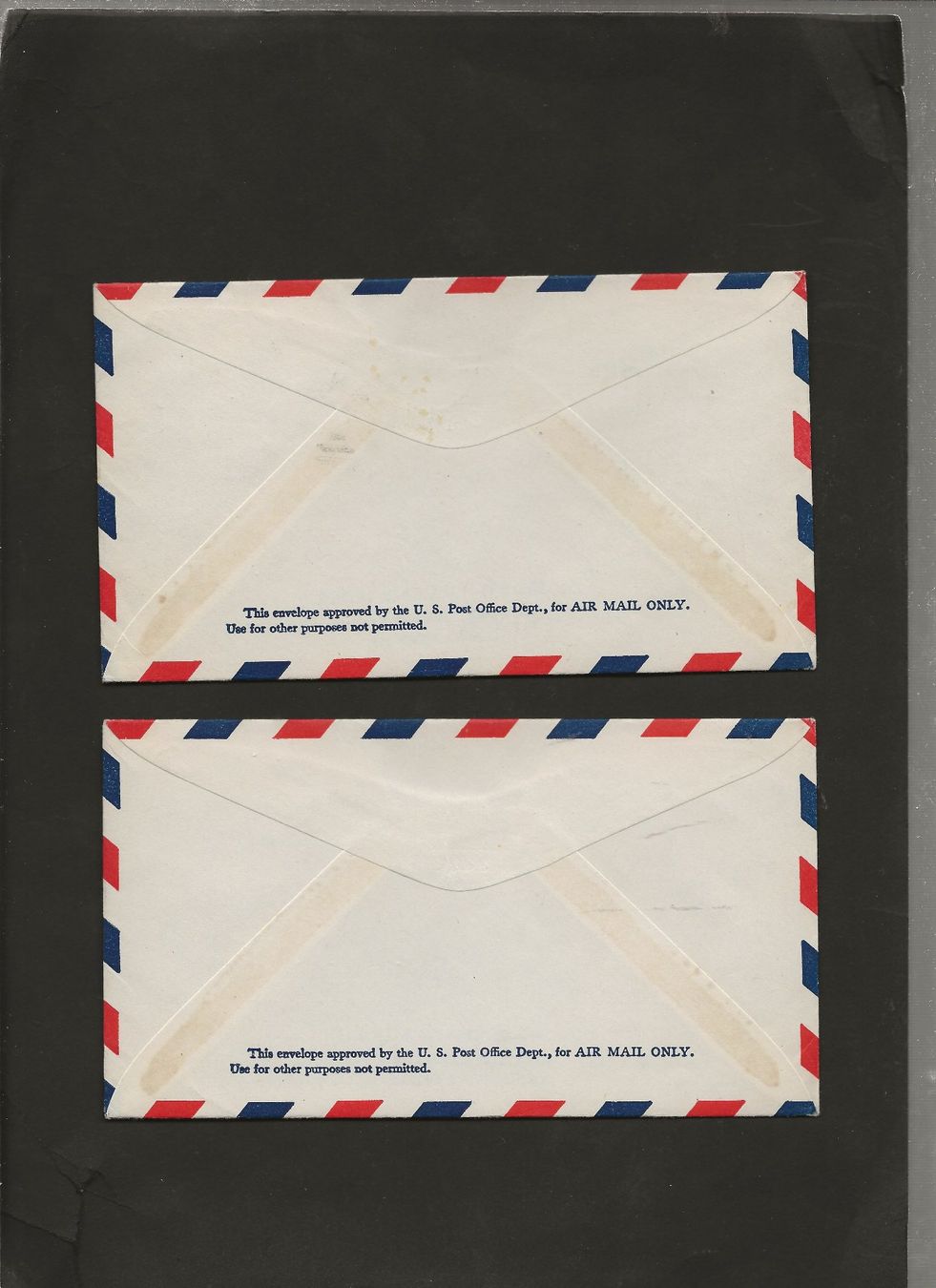 Tutti i francobolli: 2 Ballon Briefe USA 1932 Luftpost – Usato da Au ZH venduto da xelagreb01 1