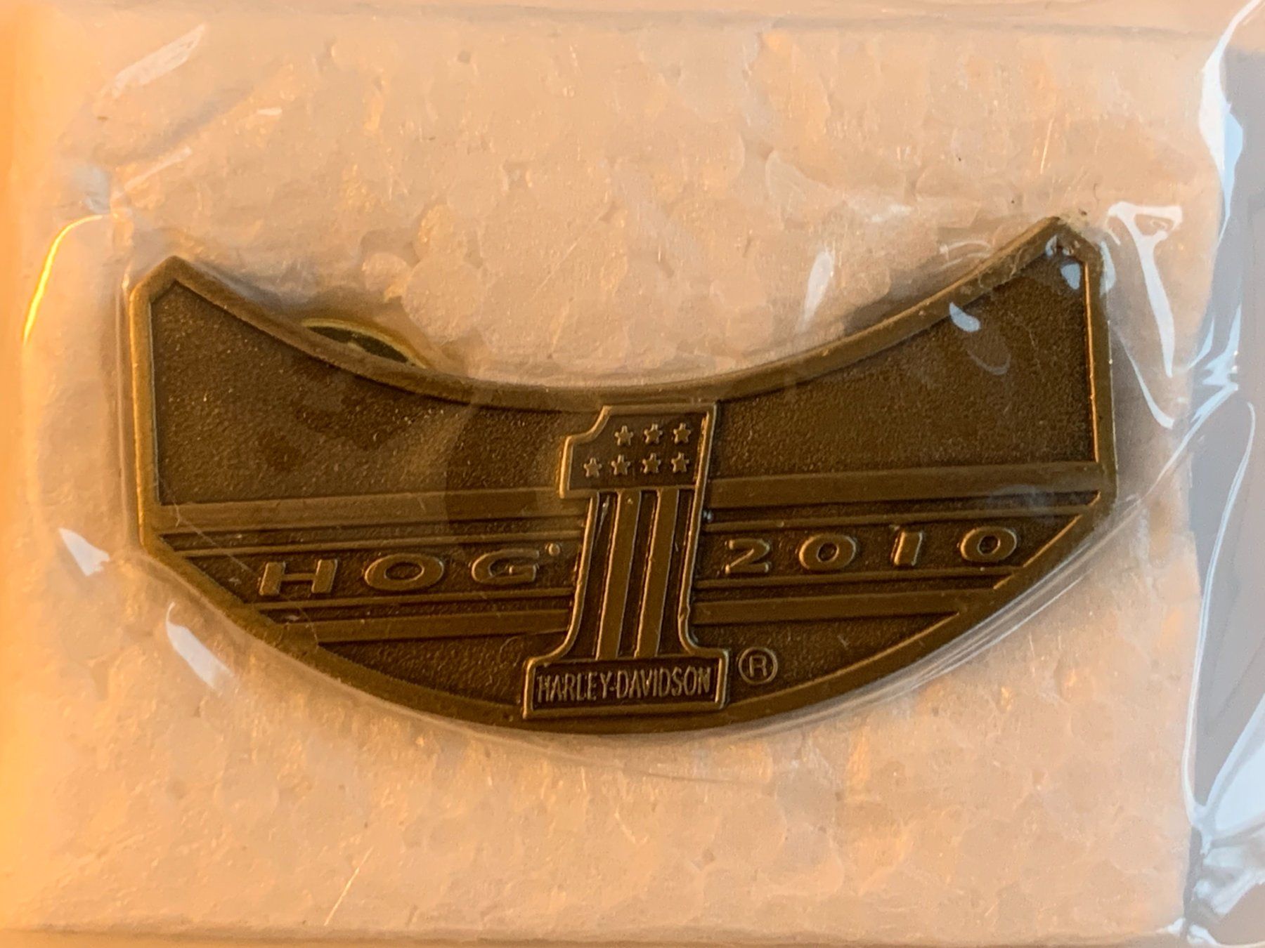 Harley-Davidson Toppe: Harley Owners Group 2010 Patch mit Pin, Top Zustand – Nuovo e nell'imballaggio originale da Sarmenstorf venduto da habasa 2