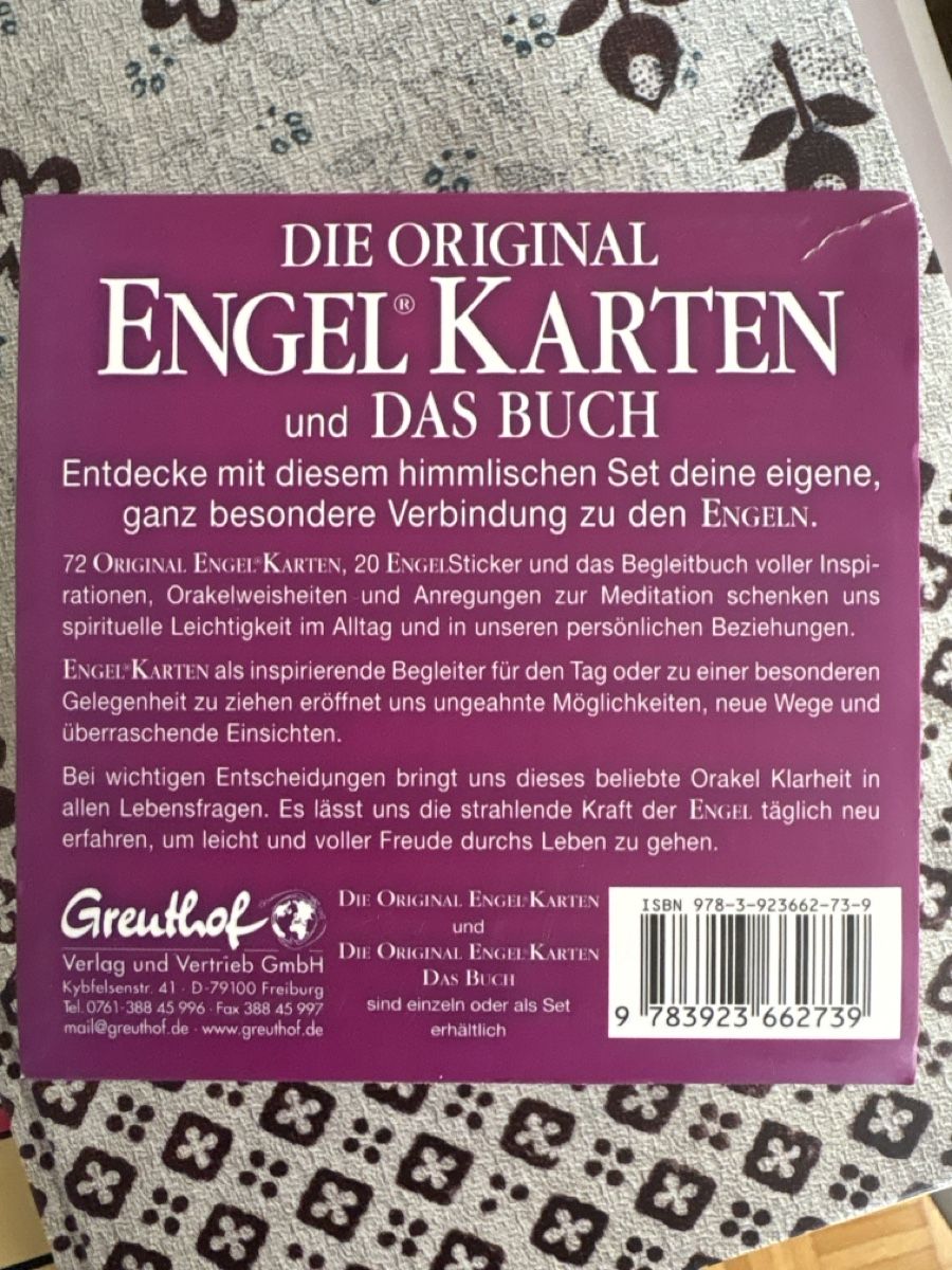 Spiele: Original EngelKarten und Das Buch als Set – Neu (gemäss Beschreibung) aus Schaffhausen von Reporter 1