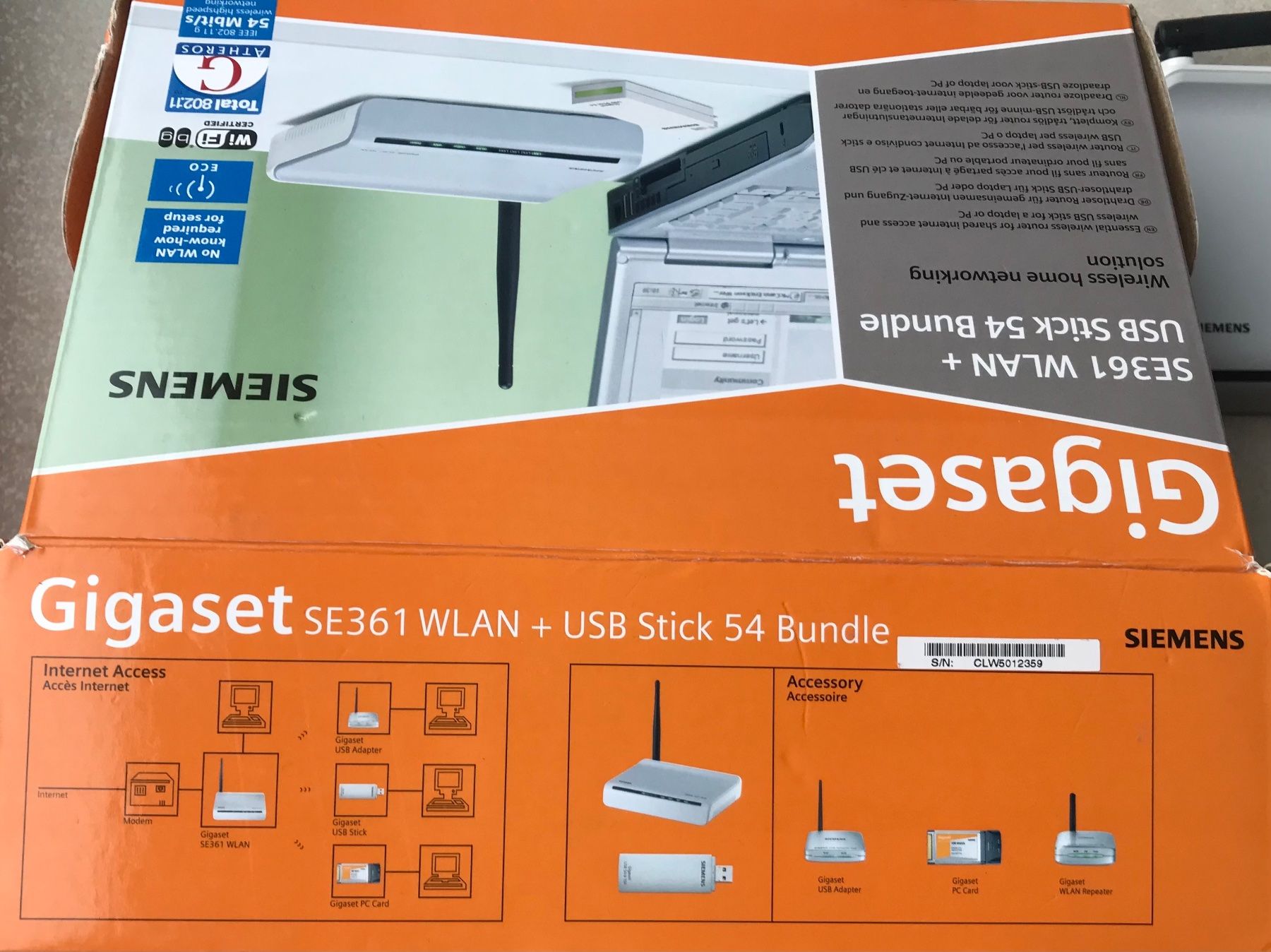 Gigaset WiFi: ROUTER – Nuovo e nell'imballaggio originale da Müllheim Dorf venduto da Midata 2