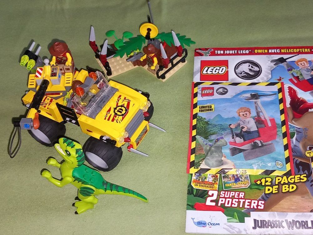 SET LEGO DINO 5884 RAPTOR CHASE + MAGAZINE | Acheter sur Ricardo