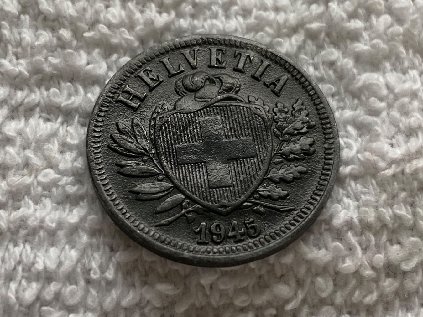 Tutti le monete: 2 centimes/rappen 1945 – Usato da Nyon venduto da Ilmi09
