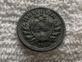 2 centimes/rappen 1945