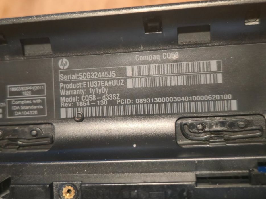 Compaq Notebook: Ordinateur portable Compaq CQ58 pour pièces – Usato da La Chaux-de-Fonds venduto da Bab_bkc6 7