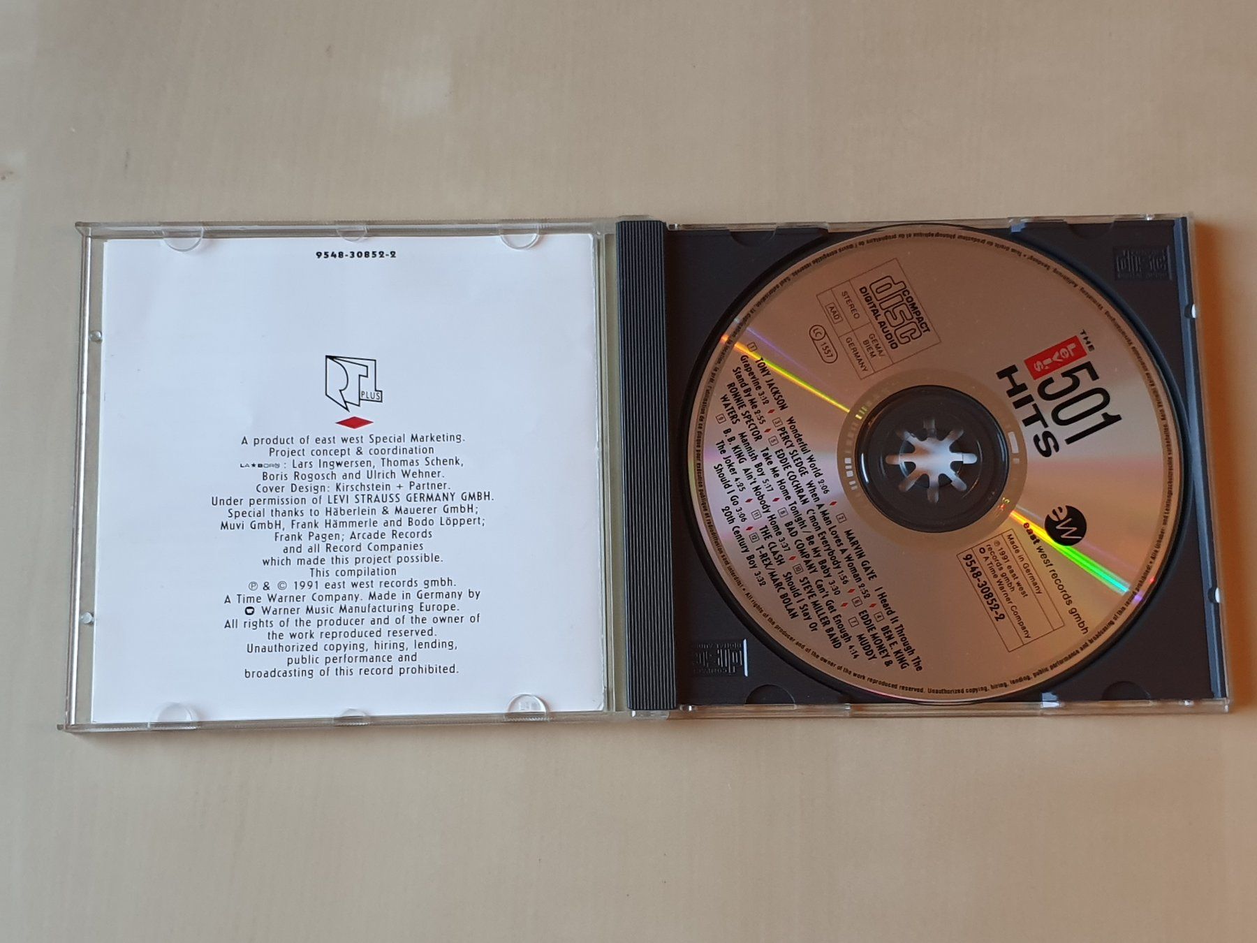 CD: The Levis 501 Hits – Usato da Stansstad venduto da collectorsshop 2
