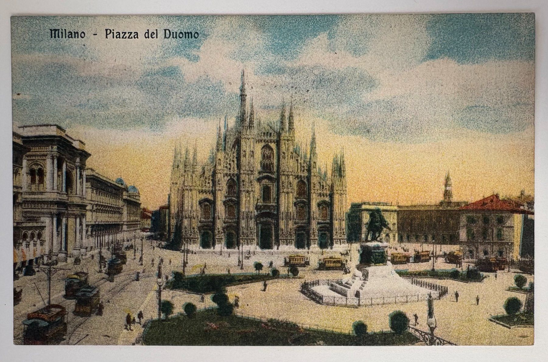 Ansichtskarten: ANSICHTSKARTE MILANO 1928 – Gebraucht aus Ostermundigen von Wyatt-Earp