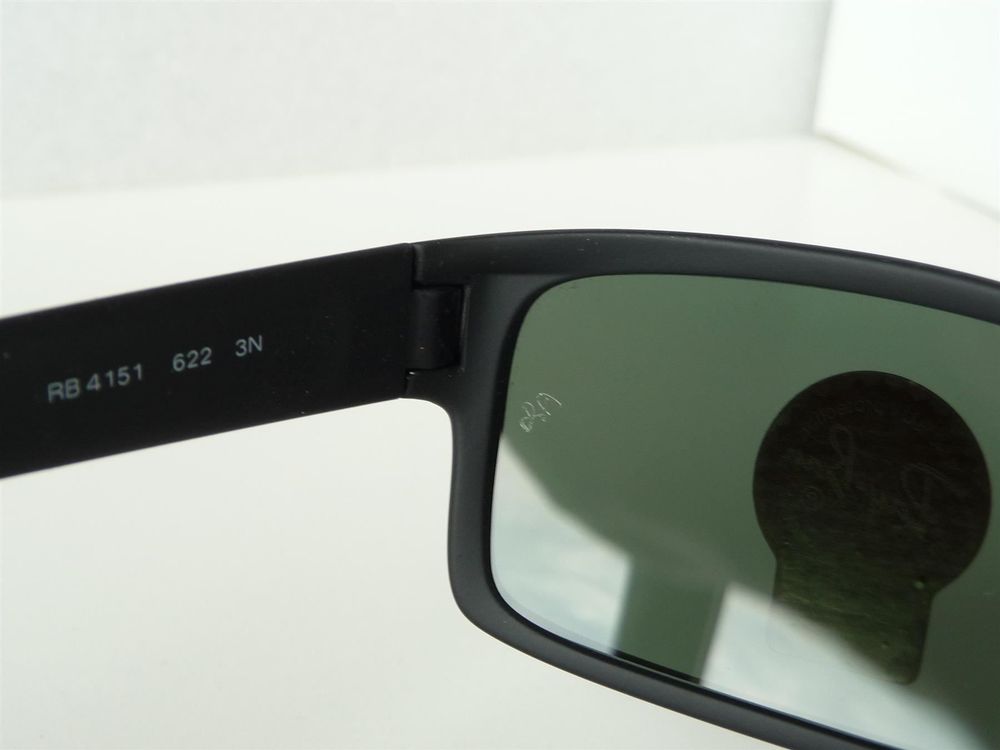 Ray ban 4151 black rubber sales 622 3n